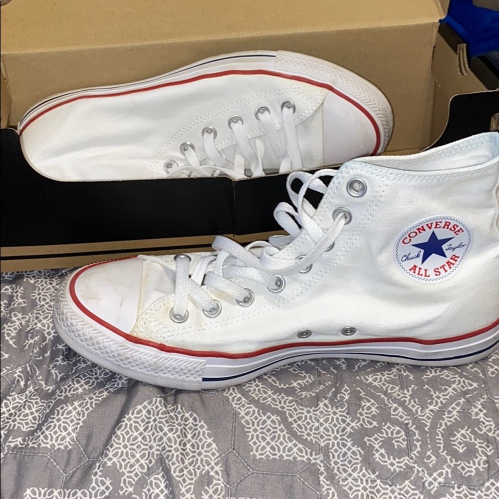 White high top converses